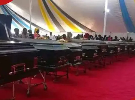 Kisumu Village Buries Its 22 of 26 Loved Ones Killed in Horror Coptic Roundabout Accident