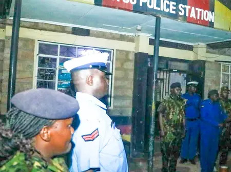 DIG Eliud Lagat Makes Surprise Visits to Mwingi and Matuu Police Stations