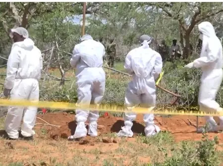 Mass graves found at Kwa Binzaro rises to 21 amid links to cult