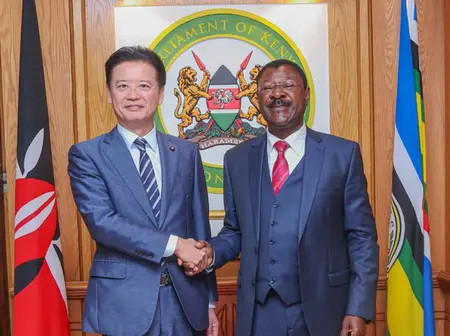 Wetang’ula Meets Japanese Vice Speaker to Boost Parliamentary Ties