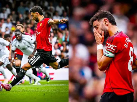 Bruno Fernandes Refuses to Blame Referee for Missed Penalty in United’s Draw with Fulham