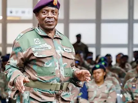 South Africa row over army chief’s pro-Iran comments