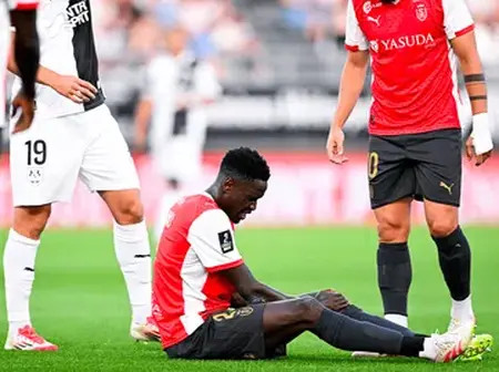 Blow For Harambee Stars as Joseph Okumu Suffers Potential Season-Ending Knee Injury