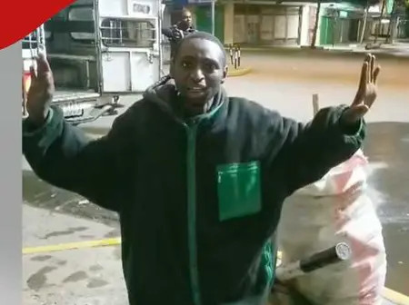 Nairobi Man Caught Stealing Dustbins Confesses, Asks for Forgiveness: “Ilikuwa Mara Ya Kwanza”