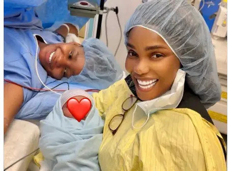 Juma Jux And Priscilla Welcome Their New Born Baby Boy
