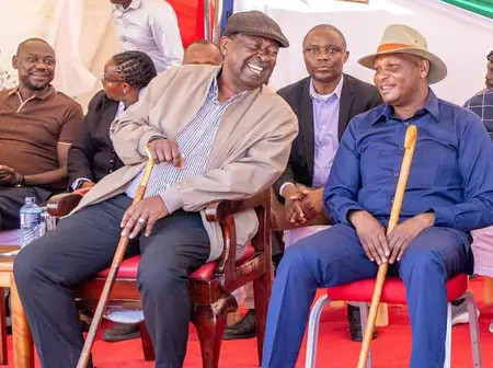 Mudavadi, Farouk Kibet raise millions for widows in Malava