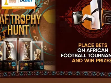 CAF Trophy Hunt: Win Samsung Galaxy, GoPro HERO13, PlayStation 5 Pro, and other prizes in 1xBet promo!