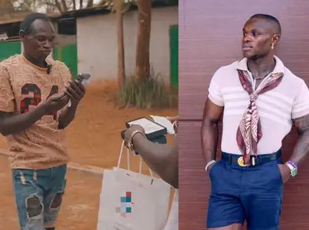 Tileh Pacbro Visits Viral Dancer Richie, Gifts Him I Phone 13 Pro Max