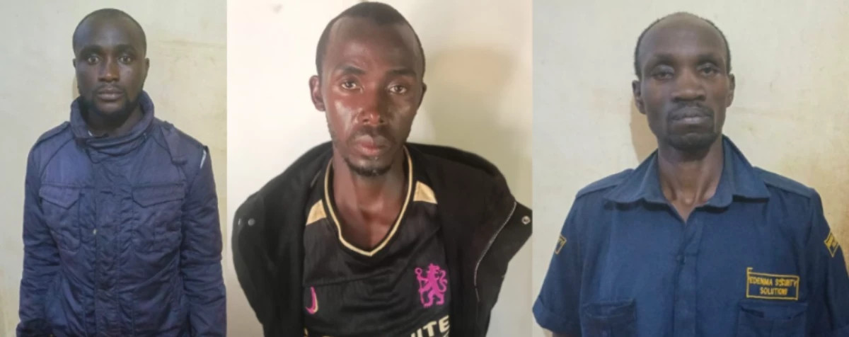 Three suspects in custody over violent robberies, rape, and defilement