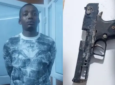 Suspect linked to string of robberies arrested in Ruaka, pistol recovered