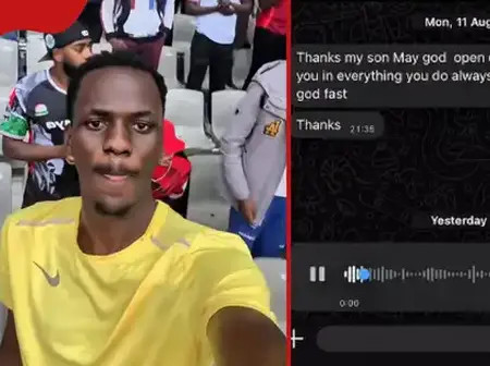 Eldoret Man Touched after Australia-Based Lover Gifts Him Money Bouquet, Clothes and Cute Ring