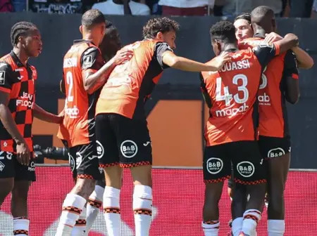 Chaotic Rennes set Ligue 1 red card record and lose 4-0 at Lorient