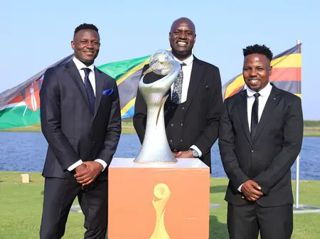 CHAN trophy lands in Kenya ahead of the Saturday’s finals at Kasarani.