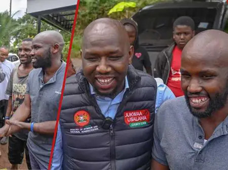 Kipchumba Murkomen Delighted after Meeting Lookalike: “Utanipatia Number Yako”