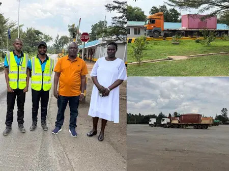 KeNHA Acting DG Inspects Improved Webuye Weighbridge Facility