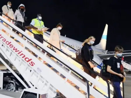 Ray of Hope as Chartered Plane Carrying 175 Foreign Tourists Lands in Kenya