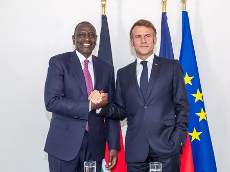 Details of Ruto’s Meeting with President Emmanuel Macron in New York
