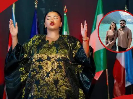 Lucy Natasha Explains why He Stepped out Wearing Matching Outfits with Spiritual Daughter