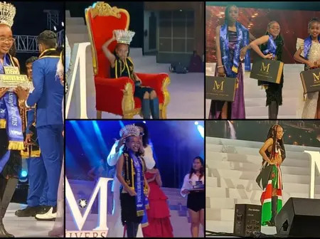 Kenyan Gloria Karen crowned Mini Miss Universe International 2025