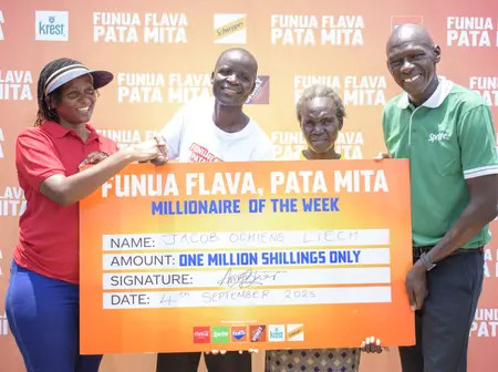 From Boda Boda To Millionaire: Katito Rider Wins Big In Coca-Cola Funua Flava Promotion
