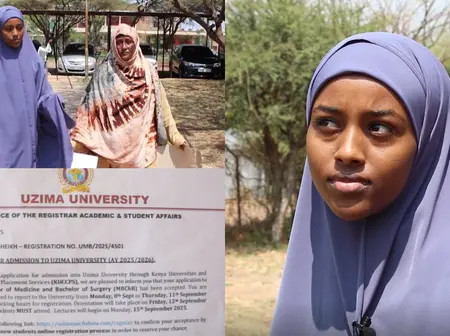 She scored A- in 2024 KCSE, but her dream of becoming a doctor is in jeaopardy