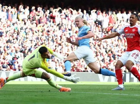 Martinelli snatches late point for Arsenal in 1-1 draw with Man City