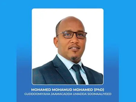 Somali president appoints Mohamed Mohamud Mohamed as new rector of national university