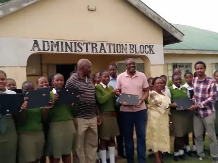 Joy as Malava schools receives laptops