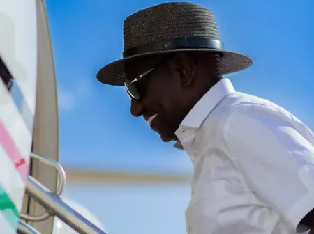 Ruto Jets Out of the Country