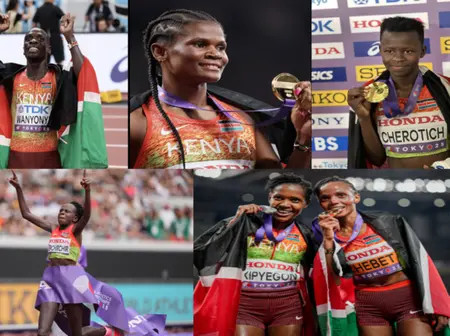 Kenya Finishes Second at World Athletics Championships with Historic 11-Medal Haul