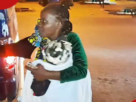 Nairobi: Meet Resilient Kasarani Mother Who Hustles as Tout With Baby on Her Back