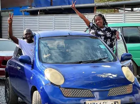 Stevo Simple Boy Buys A Second Car, Nissan March