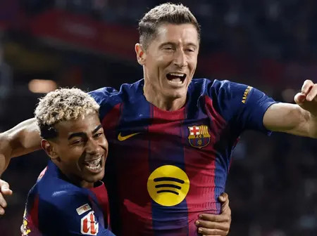 Barcelona Climbs to La Liga Top After 2-1 Comeback, Ties 81-Year Scoring Record