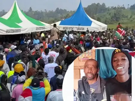 Kenyans unite for ‘Kaluma Day’ to support viral Othaya boy and his ailing father