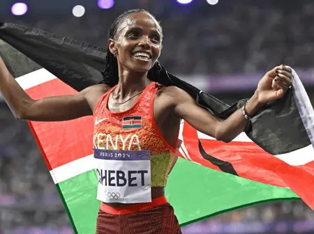 Beatrice Chebet Wins 10,000m Gold, Completing Historic Title Trifecta