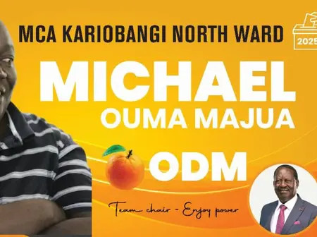 Ex-Makadara MP Reuben Ndolo backs Michael Majua in Kariobangi North MCA by-election