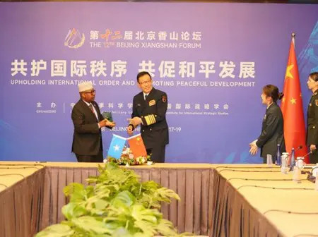 Somali, Chinese defense ministers hold first high-level talks in Decades