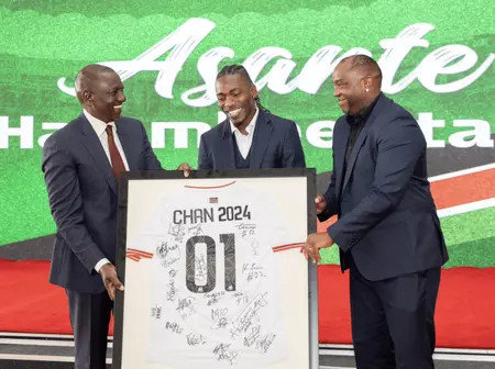 Harambee Stars CHAN players to buy government houses at Ksh 1M, says Ruto
