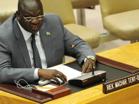 South Sudan charges VP Machar with treason, murder