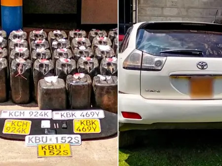 Police seize 1,350 litres of ethanol after driver escapes roadblock
