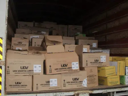 138 cartons of counterfeit liquor seized in Ruiru