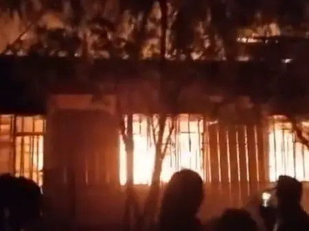 Kericho’s Tulwet Boys High School building goes up in flame as school fires intensify