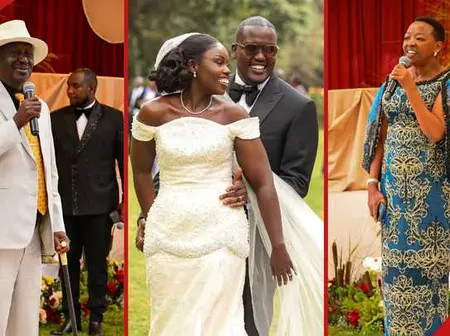 Raila Odinga, Rachel Ruto: 5 Other High Profile Guests Who Graced Nicole Lang’at’s Lavish Wedding