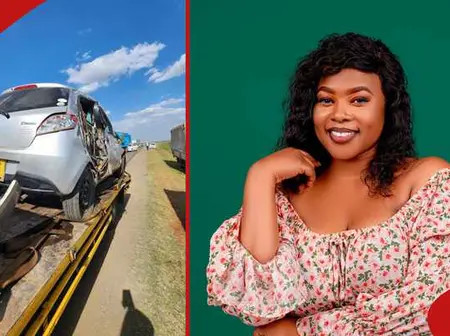 Lydia Oginga: Influencer Speaks after Escaping Horrific Road Accident