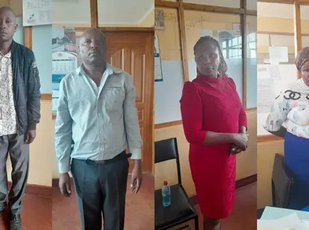Four suspects who kidnapped woman, forced her to withdraw KSh585,000 from bank arrested