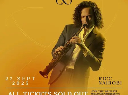 Kenny G Nairobi concert tickets sell out ahead of show