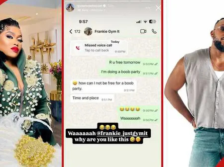 Vera Sidika Leaks WhatsApp Chats with Frankie JustGym, Fans React