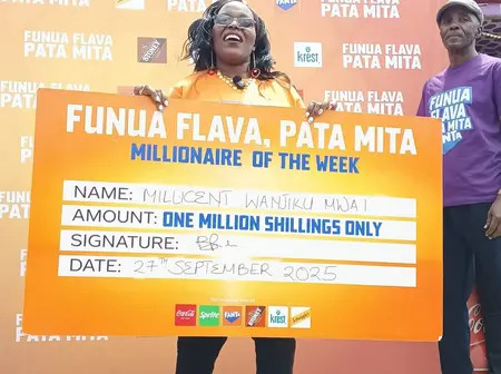 South B Trader Wins Sh1 Million in Coca-Cola Funua Flava Promo