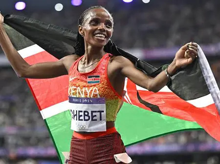 Beatrice Chebet wins 10000m at World Athletics Championship in Tokyo