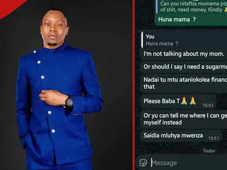 Baba Talisha Leaks WhatsApp Chats of Fan Requesting Sugar Mummy, Netizens React: “Masaibu”